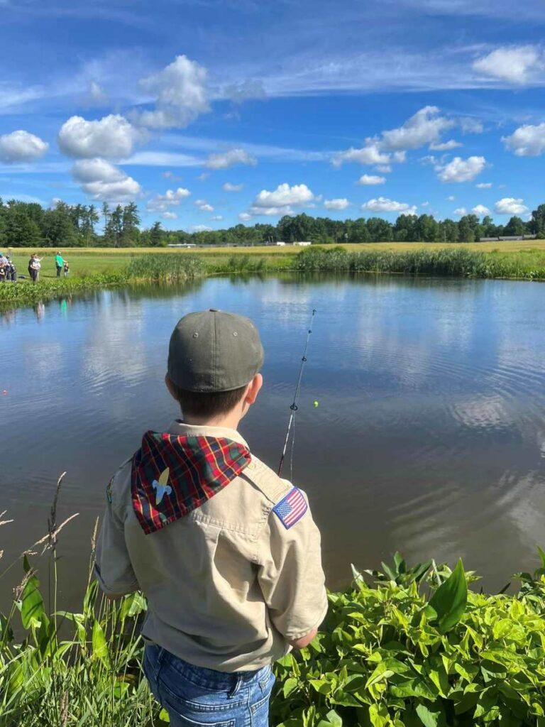 Cub Scout fishing derby